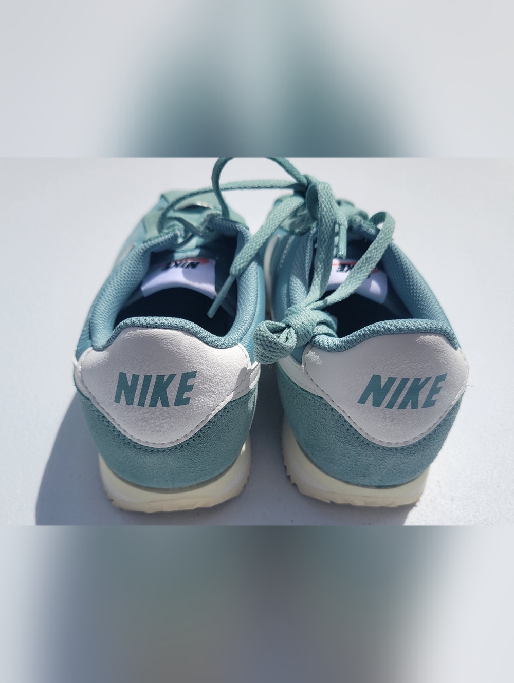 Womens 6.5/Youth 5.5 Nike Cortez TXT (GS) sneakers in Cannon/Sail-Alabaster NIB - Picture 6 of 7